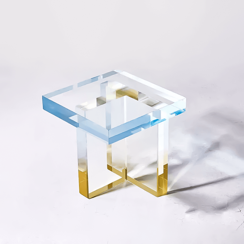 Modern Coffee Table Living Room Acrylic Square Breakfast Study Dressing Coffee Tables Books Mesas De Jantar Salon Furniture